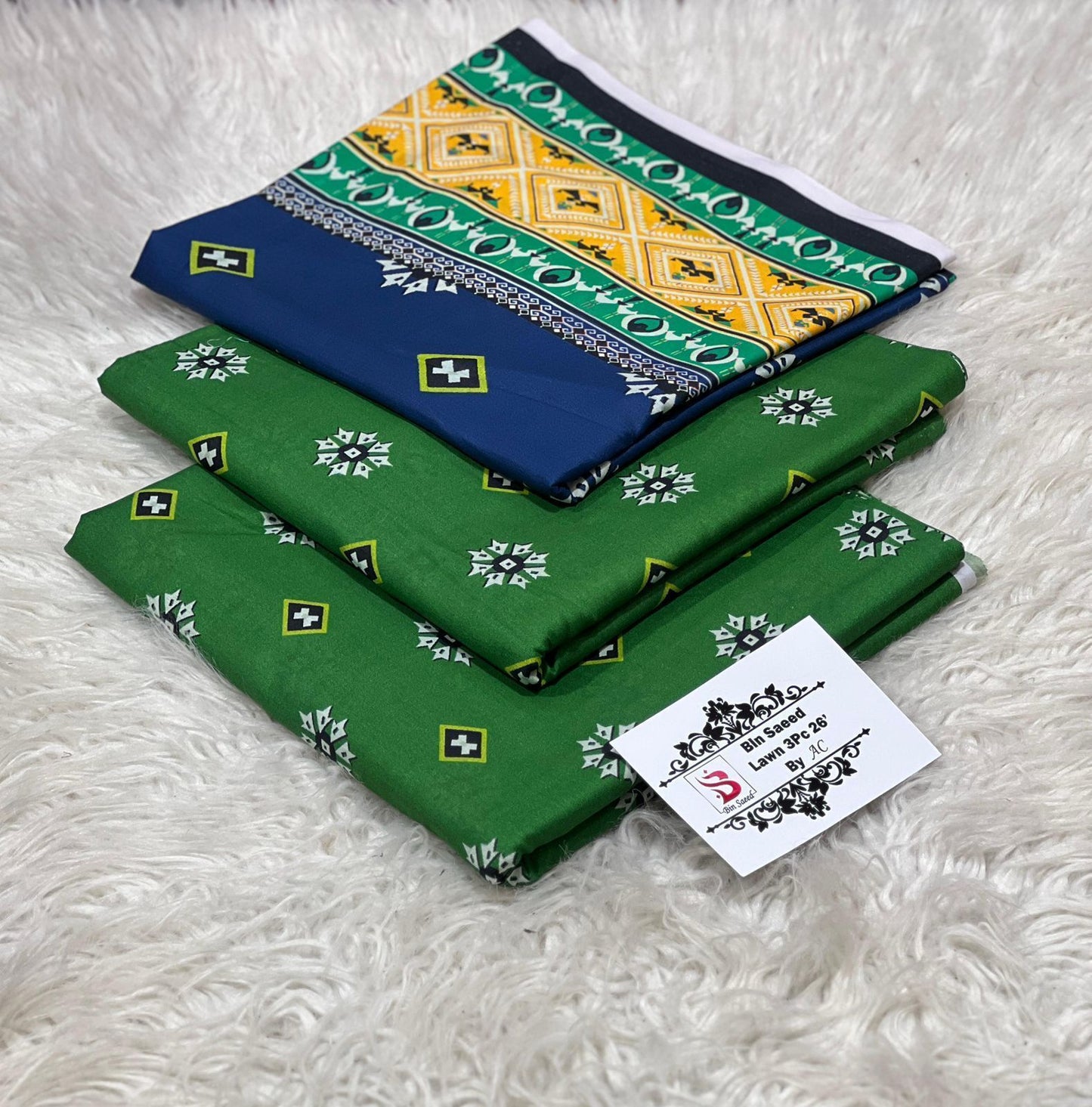 Buy Bin Saeed Lawn Collection 2026 | Printed 3PC Lawn Suit Online Pakistan