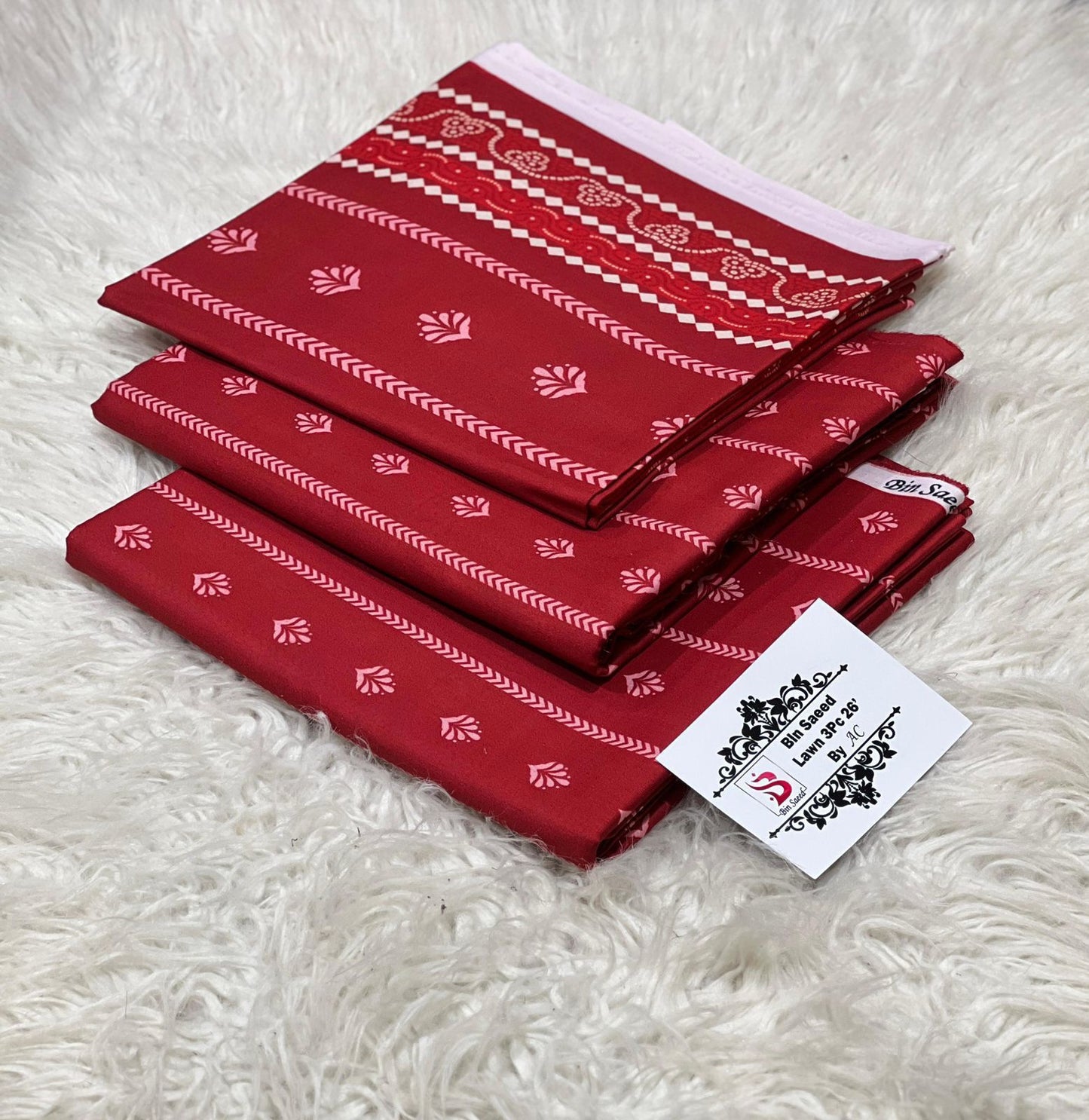 Buy Bin Saeed Lawn Collection 2026 | Printed 3PC Lawn Suit Online Pakistan