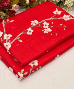 Winter Unstitched Cotton 2PC Suit