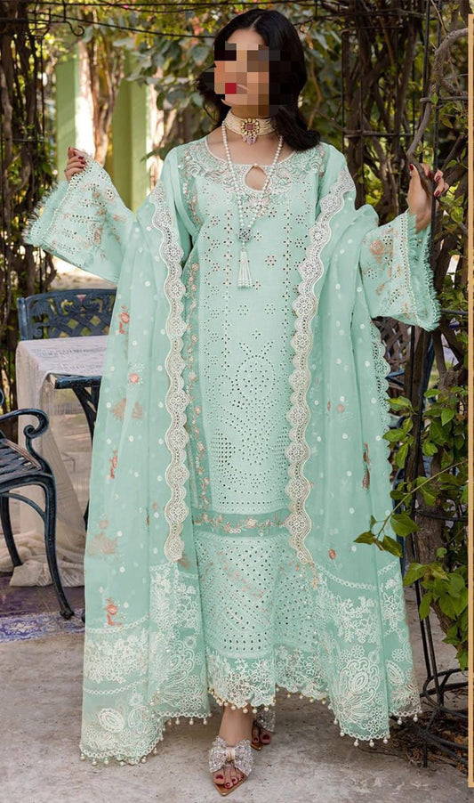 Luxury Chikankari Embroidered 3PC
