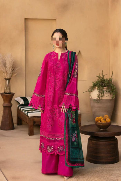 Saira Rizwan Masterpiece Summer 2026 3PC Chikankari Lawn Suit with Digital Silk Dupatta