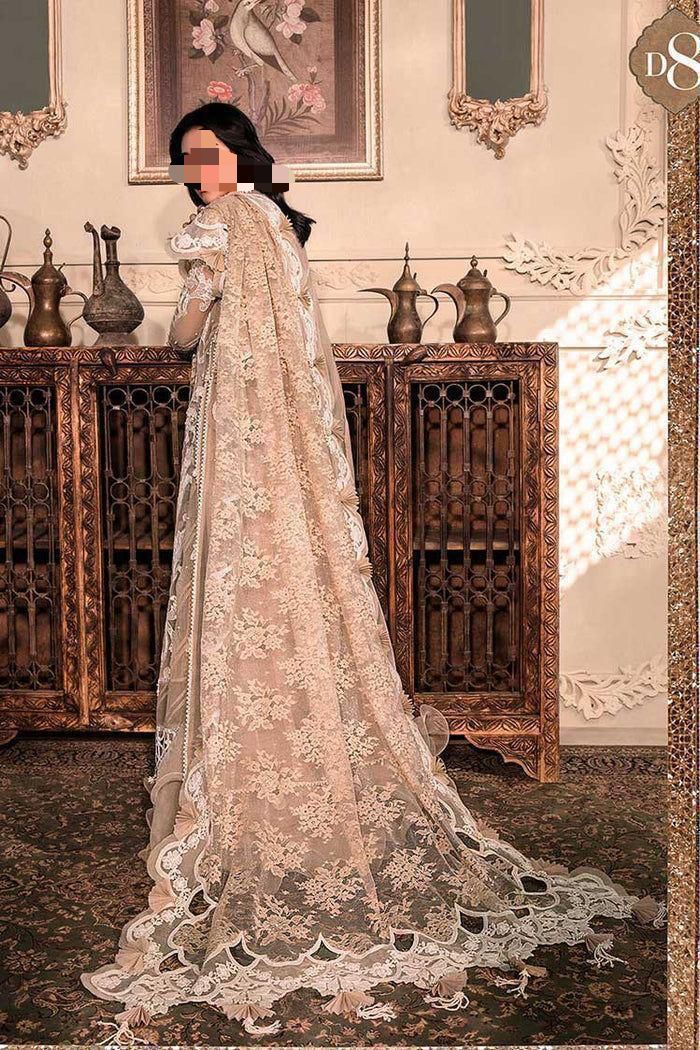 Maria B Luxury Organza 3PC Suit with Spangle Work & Hand Adda Embellishment