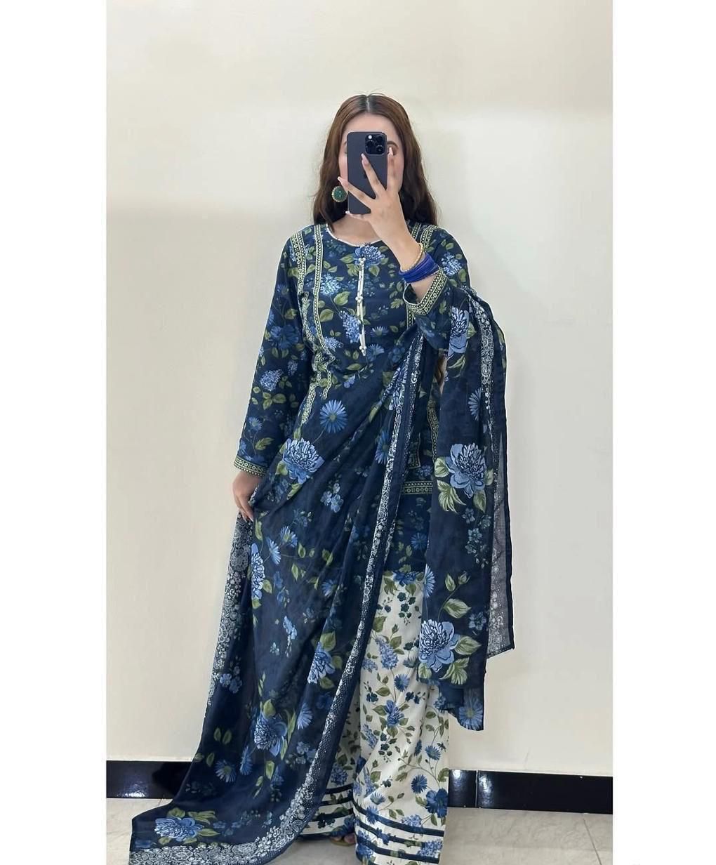 Buy Bin Saeed Lawn Collection 2026 | Printed 3PC Lawn Suit Online Pakistan