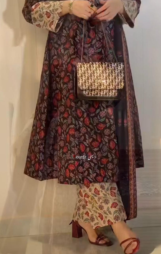 Buy Bin Saeed Lawn Collection 2026 | Printed 3PC Lawn Suit Online Pakistan