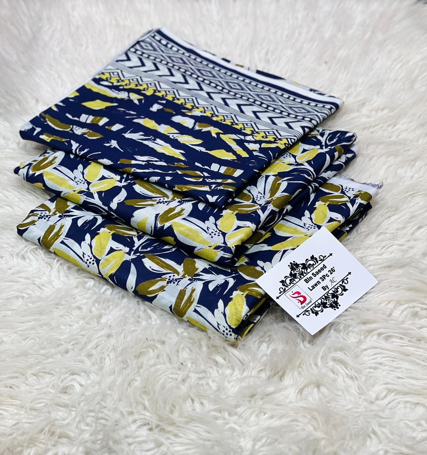 Buy Bin Saeed Lawn Collection 2026 | Printed 3PC Lawn Suit Online Pakistan