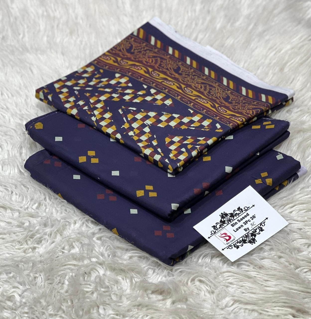 Buy Bin Saeed Lawn Collection 2026 | Printed 3PC Lawn Suit Online Pakistan