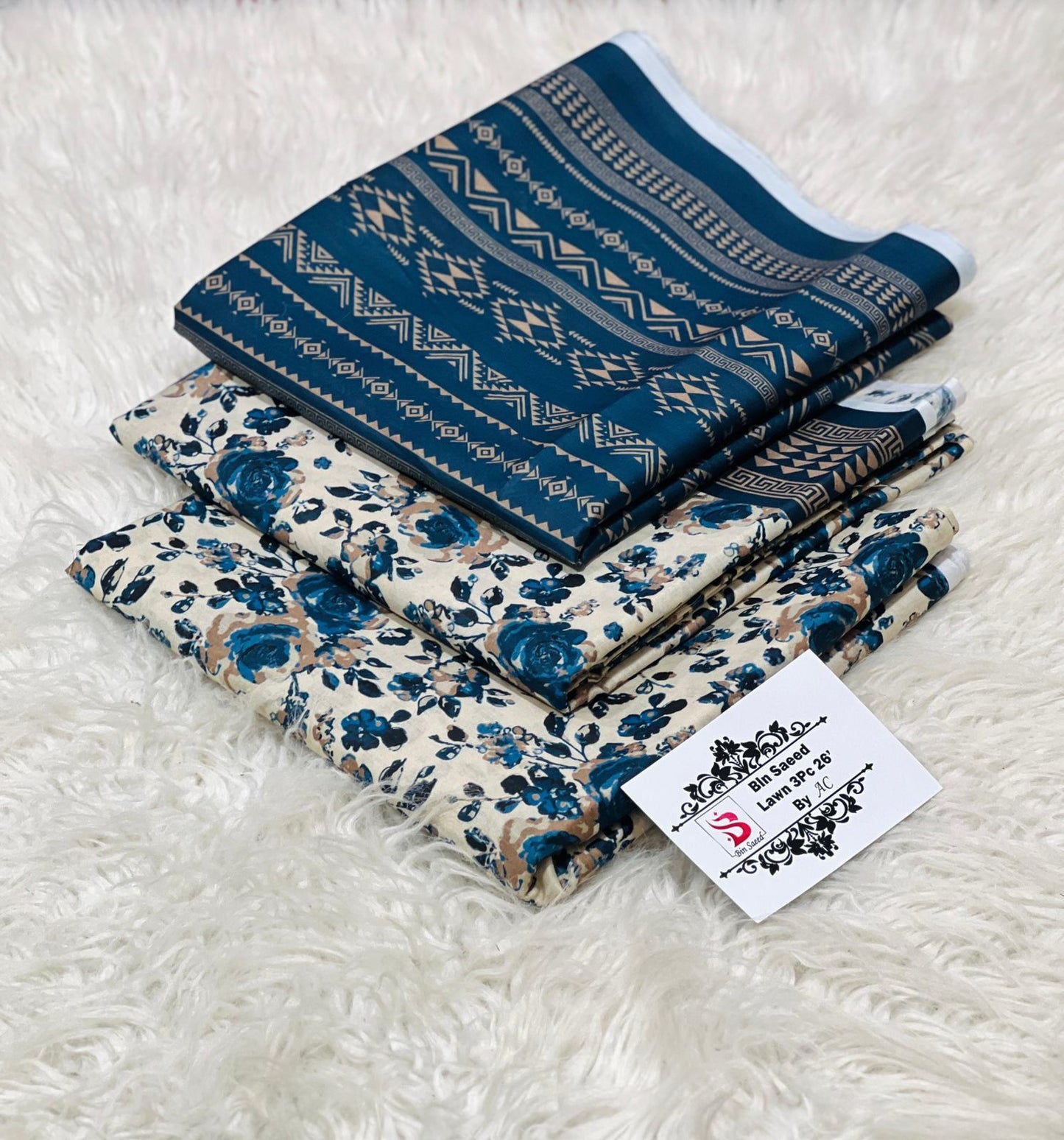Buy Bin Saeed Lawn Collection 2026 | Printed 3PC Lawn Suit Online Pakistan