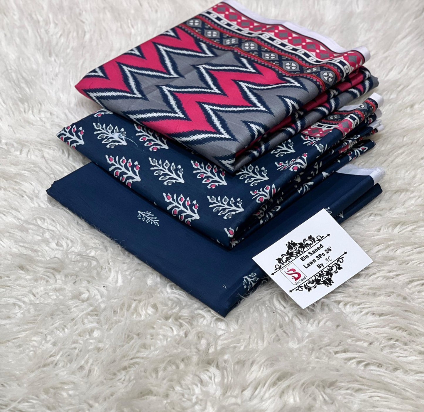 Buy Bin Saeed Lawn Collection 2026 | Printed 3PC Lawn Suit Online Pakistan